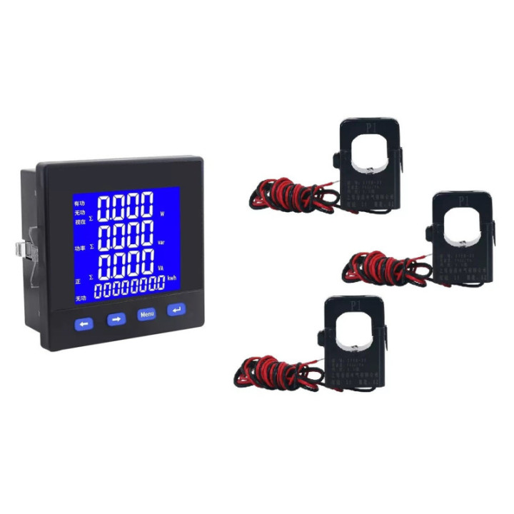 Monitor de Voltaje y Corriente Multifuncion DB194E-9S4 Trifasico