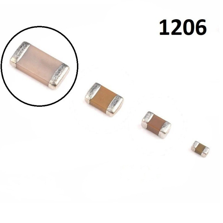 Capacitor Ceramico SMD 1206 25V/50V (2 Unidades)