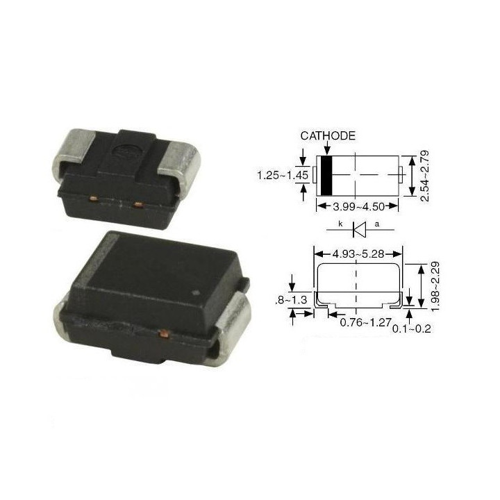 Diodo Rectificador SMD (2 Unidades)
