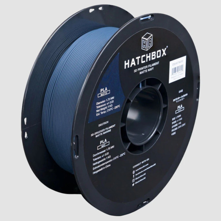 Filamento PLA Hatchbox 1.75mm 2.2 lb
