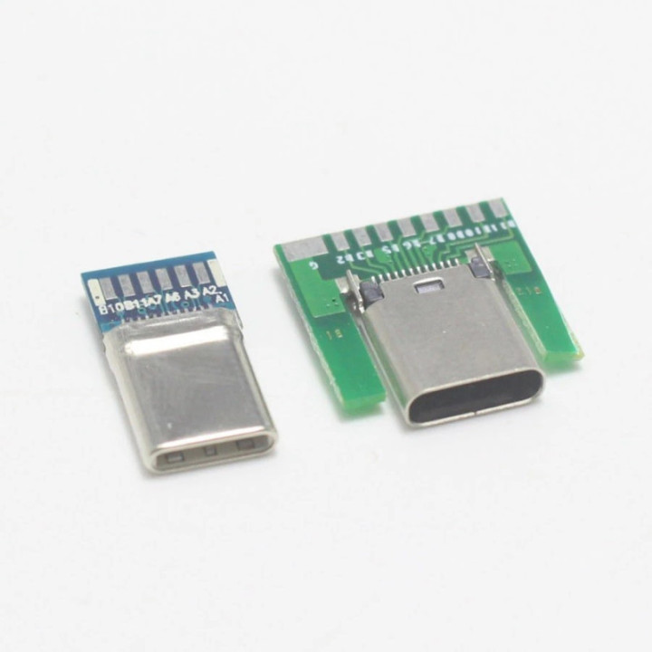 Puerto USB-C 3.1 para PCB Hembra/Macho
