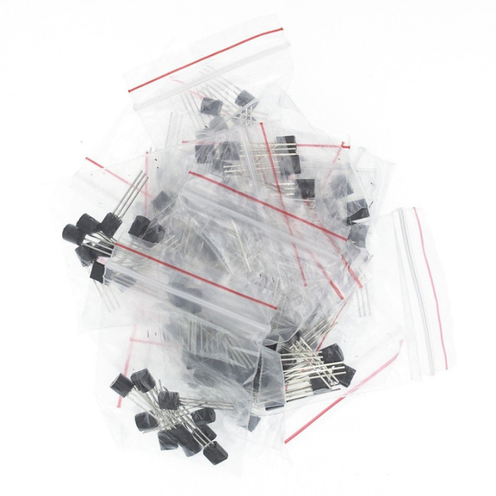 Transistores NPN y PNP 17 Valores (Kit)