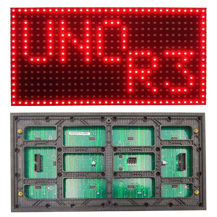 Panel LED P10 32x16 con Controlador HD-W00 Wifi
