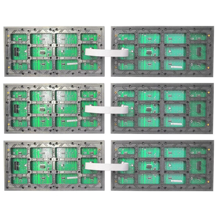 Panel LED P10 32x16 con Controlador HD-W00 Wifi