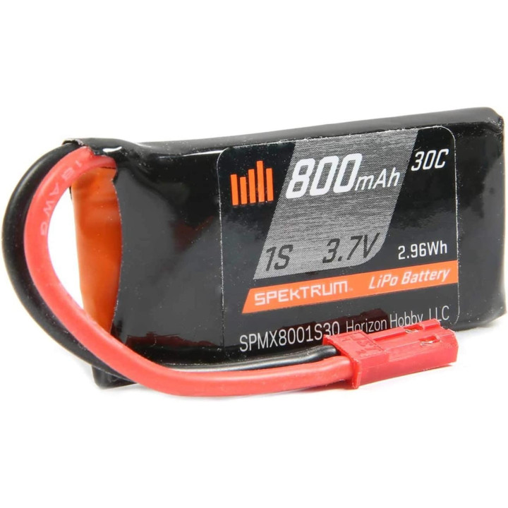 Bateria tipo LiPo recargable 3.7V 800mAh 30C conector JST