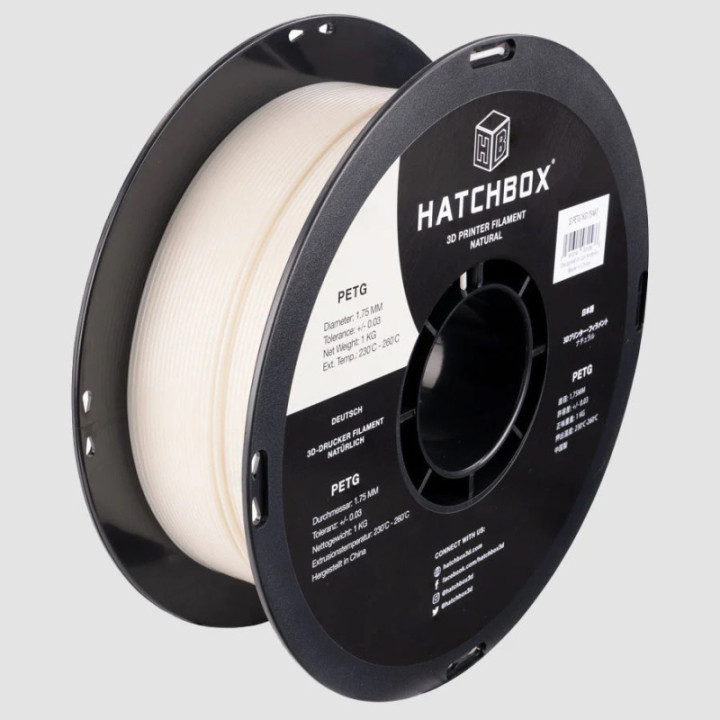 Filamento Flexible PETG Hatchbox 1.75mm 2.2 Lb