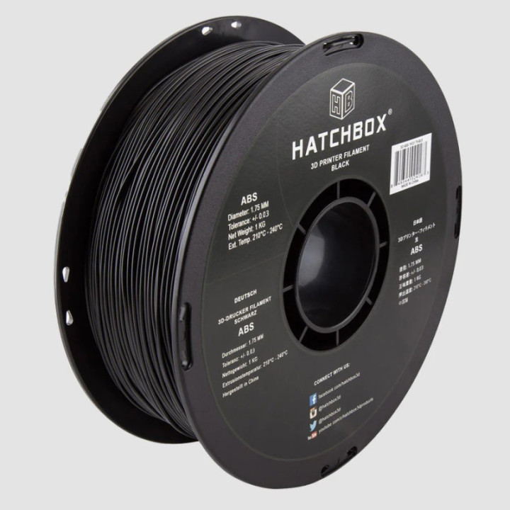 Filamento ABS Hatchbox 1.75MM 2.2LBS