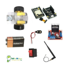 Carrito Robot con Camara ESP-32 WIFI