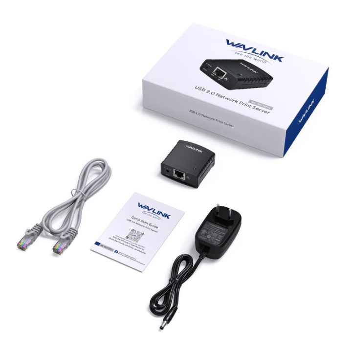 Servidor de Impresora USB 2.0 10/100Mbps RJ45 WN-NU78M41