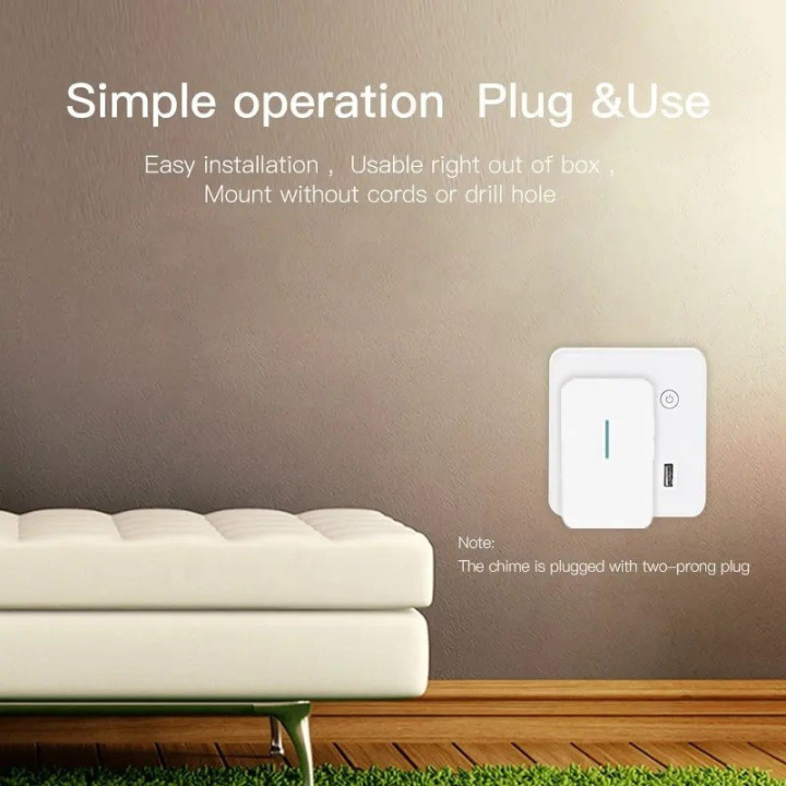 Timbre Inalamabrico WIFI SA-026 Ewelink