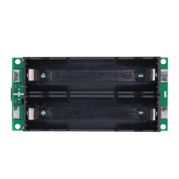 Modulo de Refuerzo de Carga de 2 Baterias de Litio 18650 USB-C 5V/9V/12V 3A para UPS LX-2BUPS