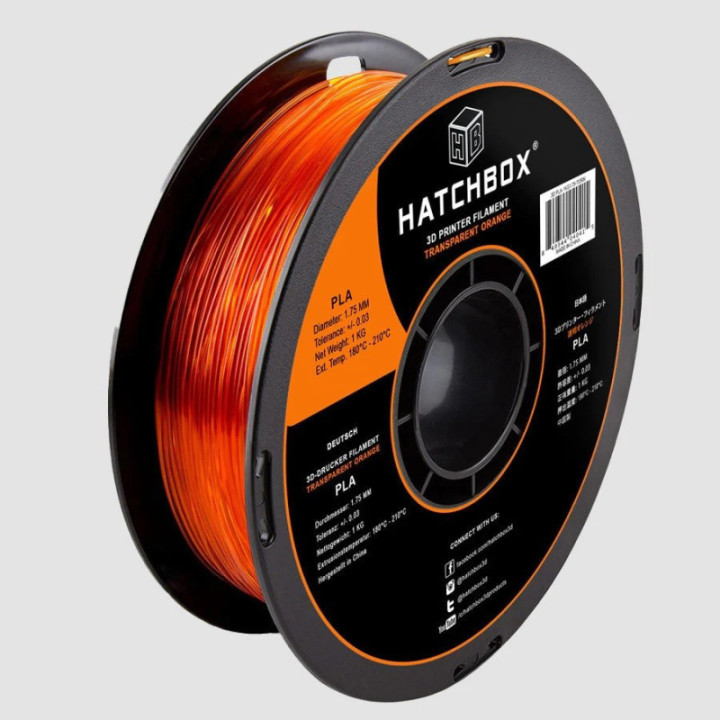 Filamento PLA Hatchbox 1.75mm 2.2 lb