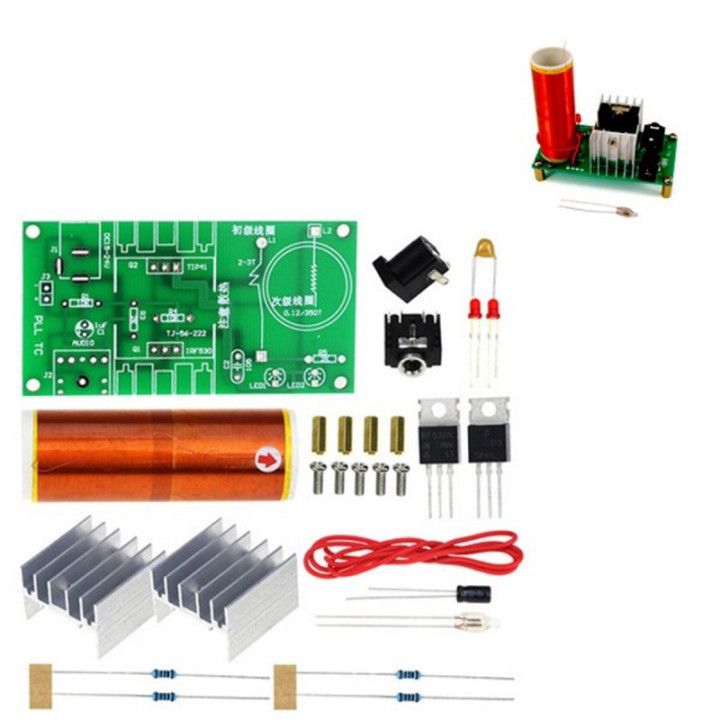 Mini Bobina Tesla 15W 15-24VDC 2A (DIY)