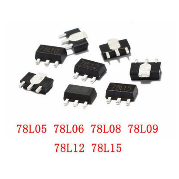 Reguladores de Voltaje SMD 78L05-15 (SOT-89)