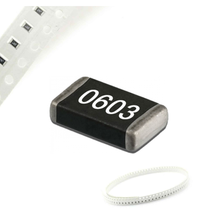 Resistencia SMD 1% 1/8W 0603 0.1OHM - 10MOHM (5 unidades)
