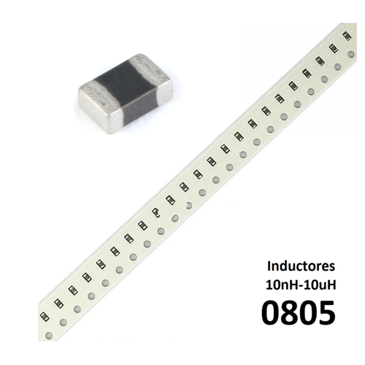 Inductores SMD 0805 (2 Unidades)