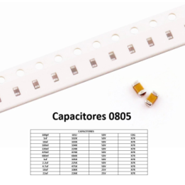 Capacitor Ceramico SMD 0805 25V/50V (2 Unidades)