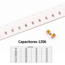 Capacitor Ceramico SMD 1206 25V/50V (2 Unidades)