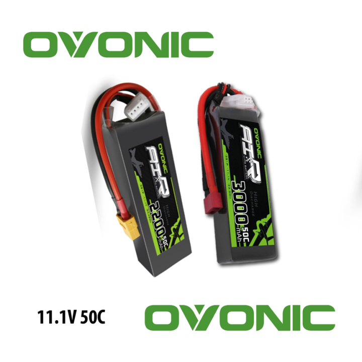 Bateria Tipo LiPo recargable 11.1V 35C/50C 3S OVONIC