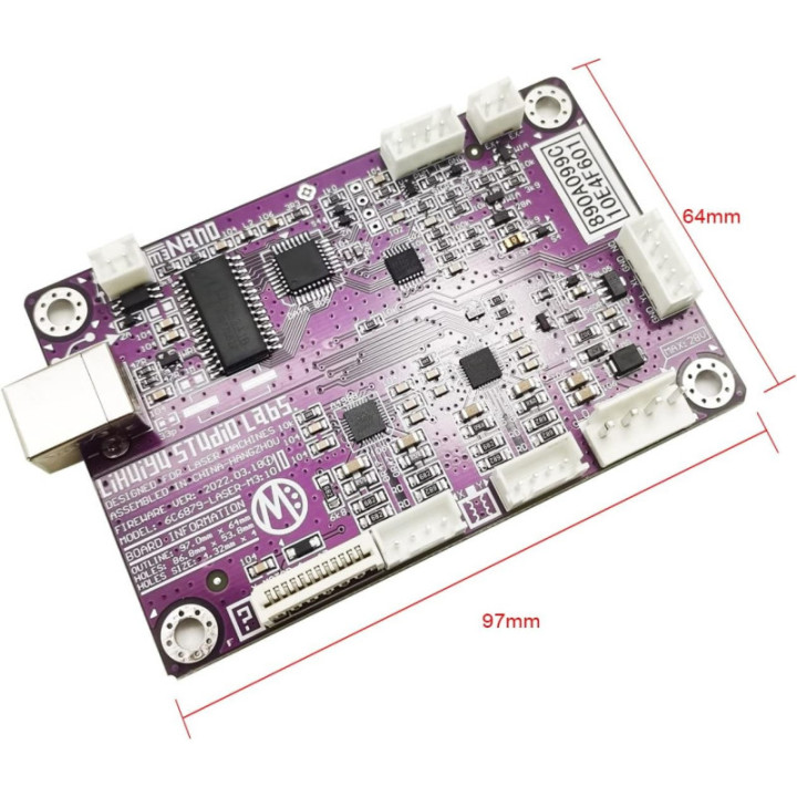 Tarjeta Madre para Sistema de Grabado y Cortado Laser CO2 M3 Lihuiyu (DIY)