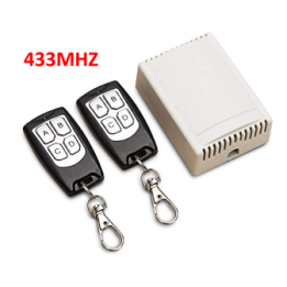 Rele Inalambrico 4 Canales 2 Controles 12V 433MHZ KR1204-4