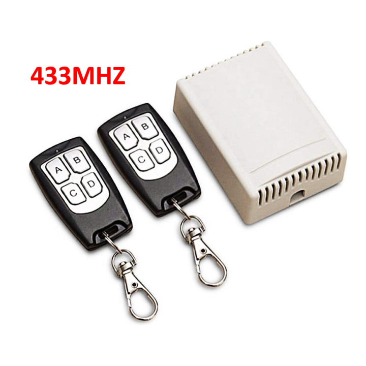 Rele Inalambrico 4 Canales 2 Controles 12V 433MHZ KR1204-4