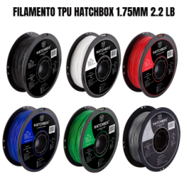 Filamento TPU Hatchbox 1.75mm 2.2 lb