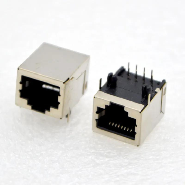 Puerto RJ45 Blindado para PCB 1-4 Puertos