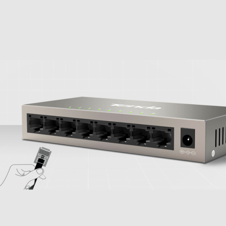 Separador Switch Ethernet 10/100 Mbps 5 / 8 puertos Tenda