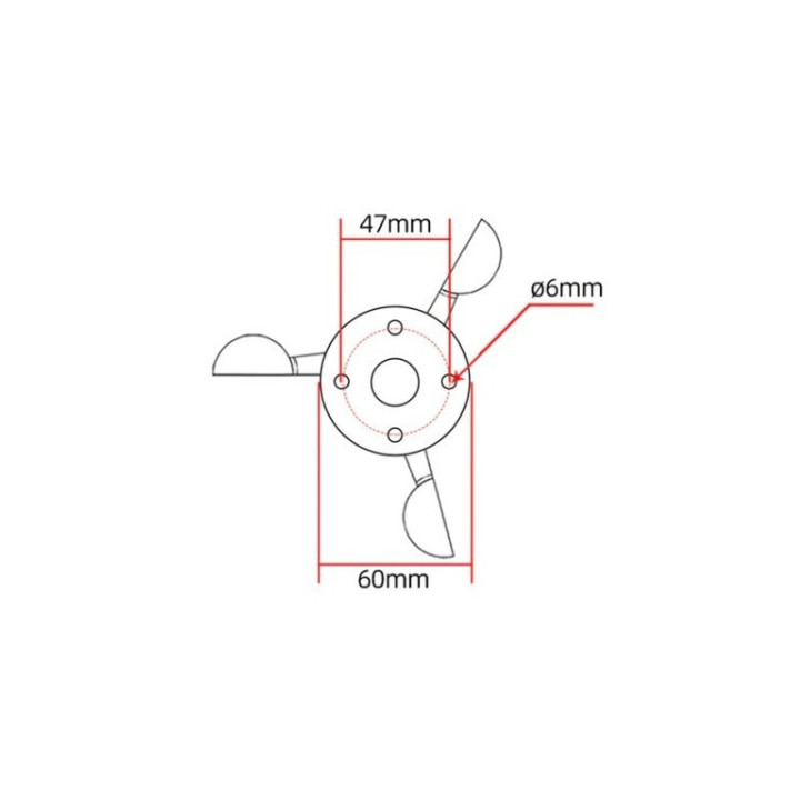 Anemometro sensor de velocidad del viento y sensor de direccion de viento