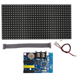 Panel LED P10 32x16 con Controlador HD-W00 Wifi