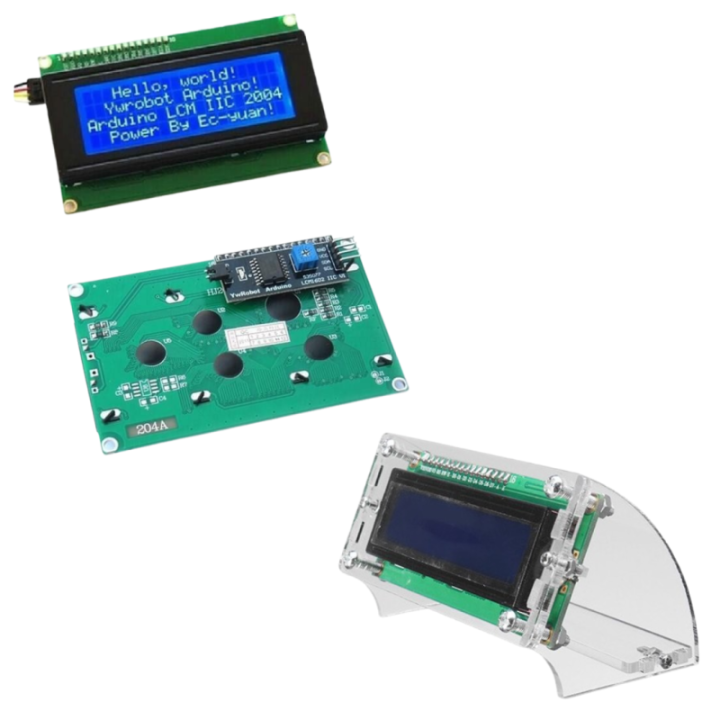 Pantalla LCD 20x4 con interfaz I2C