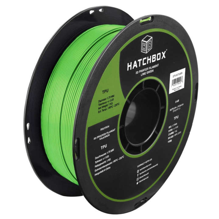 Filamento TPU Hatchbox 1.75mm 2.2 lb