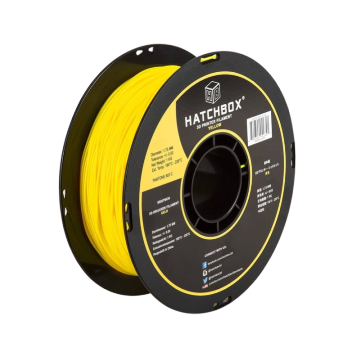 Filamento Flexible PETG Hatchbox 1.75mm 2.2 Lb