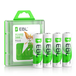 Baterias Recargables AA 2800mAh EBL (4U)