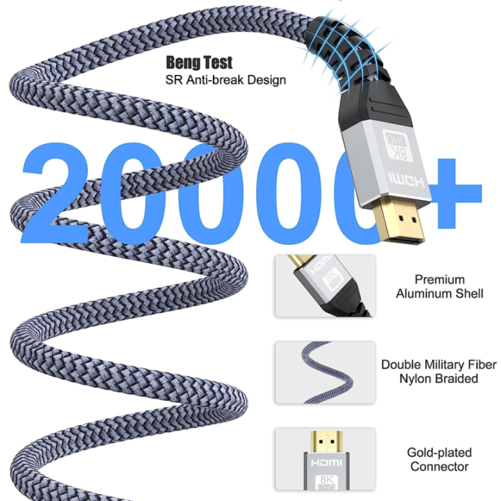 Cable 8K HDMI HD2.1V