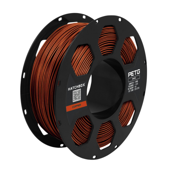 Filamento Flexible PETG Hatchbox 1.75mm 2.2 Lb