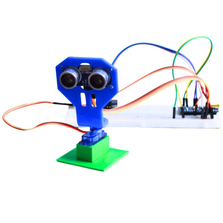 Proyecto Educativo Radar Ultrasonico con Monitor OLED 0.96" (DIY)