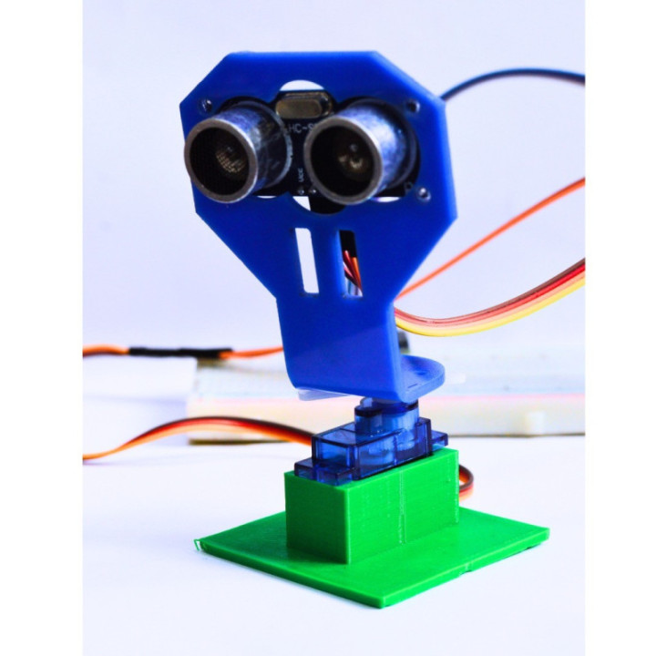 Proyecto Educativo Radar Ultrasonico con Monitor OLED 0.96" (DIY)