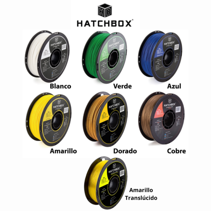 Filamento ABS Hatchbox 1.75MM 2.2LBS