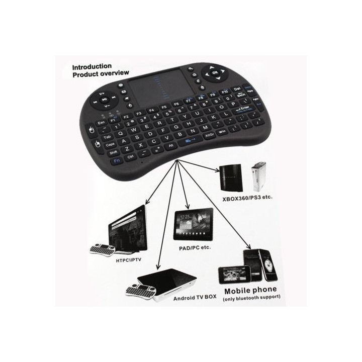 Teclado wifi para Smart Tv /Tv box /Raspberry