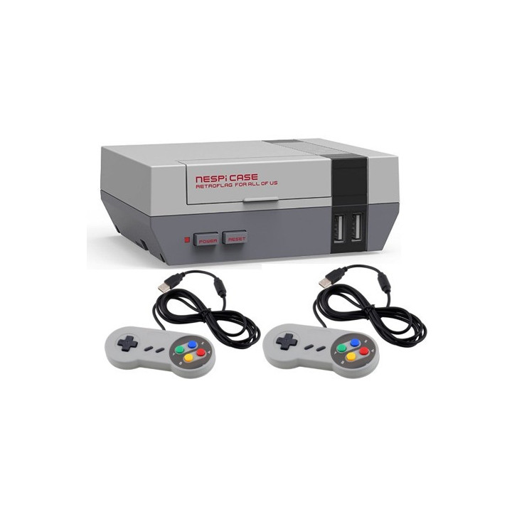 Case y Controles retrogame para Raspberry PI