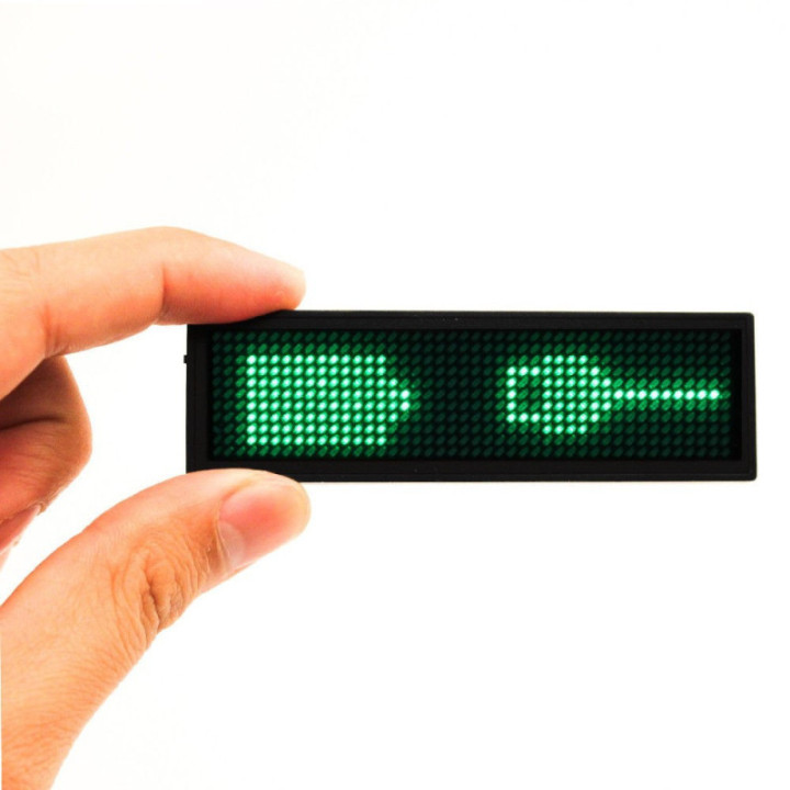 Pantalla LED para nombres