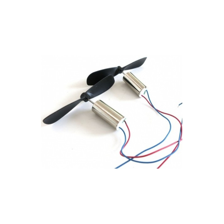 Mini motor para avion con helice 2 piezas