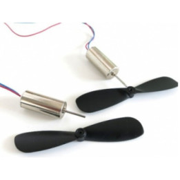 Mini motor para avion con helice 2 piezas