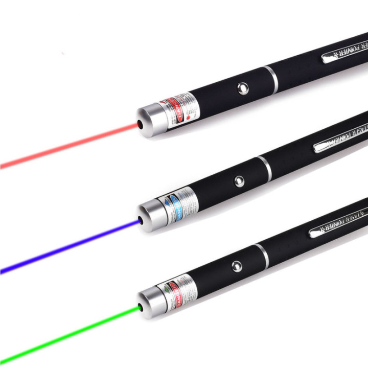 Puntero laser 3mW rojo, violeta, verde