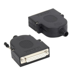 Conector hembra DB25 con tornillos