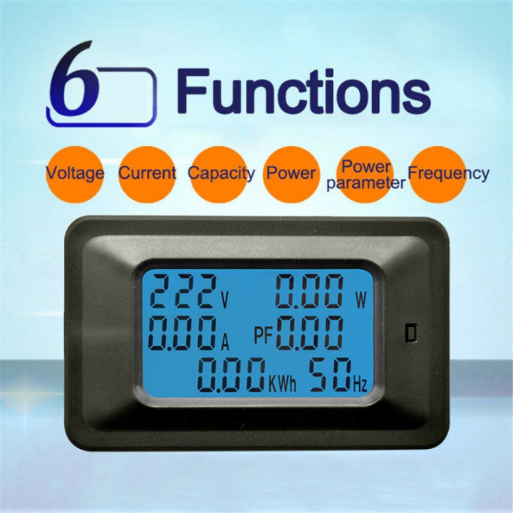 Monitor de energia AC 110V/220V 100A monofasico
