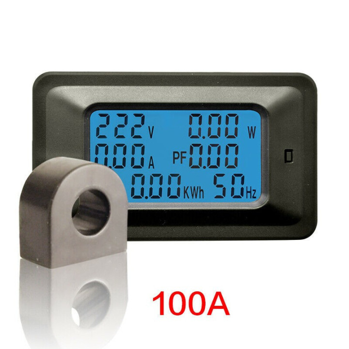 Monitor de energia AC 110V/220V 100A monofasico